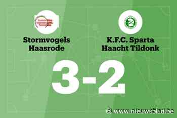Ondanks achterstand bij rust wint KST Haasrode van Sparta Haacht Tildonk