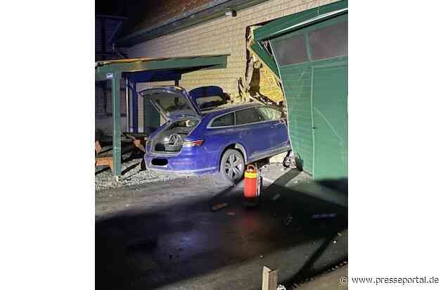 POL-HI: Verkehrsunfall unter Alkoholeinfluss verursacht erheblichen Sachschaden