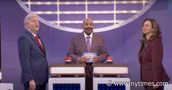 On ‘S.N.L.,’ Harris and Trump Take Their Contest to ‘Family Feud’