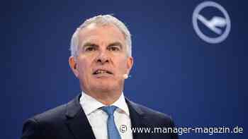 Lufthansa: Carsten Spohr warnt vor weiter schrumpfenden Flugplänen