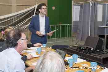 “En nu ga ik voetballen met mijn zoon”: Leuvens burgemeester Ridouani staat berustend in het kieslokaal