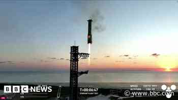 Watch: 'Astonishing' moment Starship booster caught in mid air