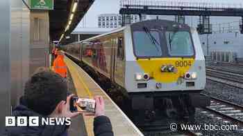 Rail services begin at Belfast's Grand Central Station