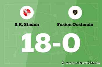 SK Staden C laat Fusion Oostende kansloos