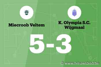 Miecroob Veltem B wint thuis na spectaculaire ommekeer tegen Olympia Wijgmaal C