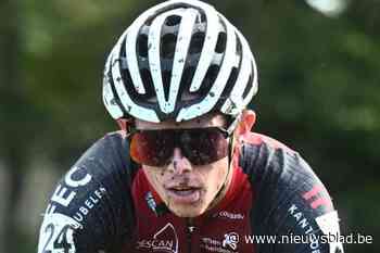 Miles Gevaert op het podium van Zweedse cross