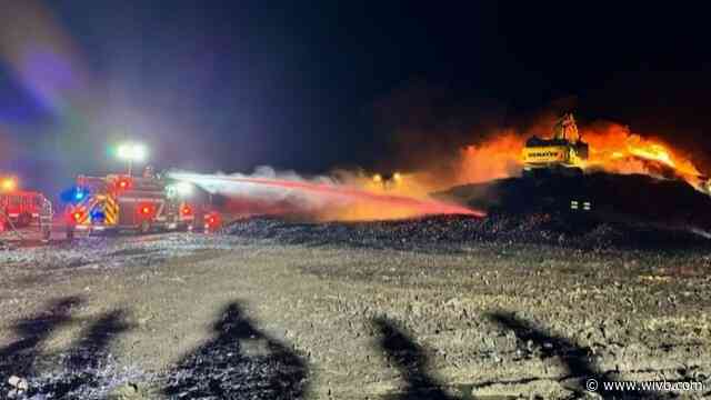 Crews fight overnight landfill fire in Niagara County for nearly 11 hours