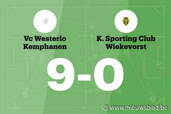 Doelpuntenfestijn bij Westerlo Kemphanen tegen Wiekevorst