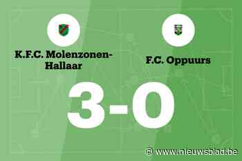 Sterke eerste helft tegen Oppuurs B levert Hallaar zege op