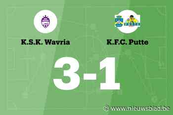 Wavria maakt tegen Putte einde aan reeks zonder zege