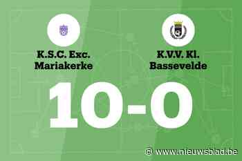 Buitengewoon veel doelpunten bij Excelsior Mariakerke tegen Klauwaarts Bassevelde