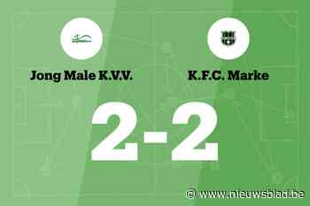 Jong Male en FC Marke delen de punten