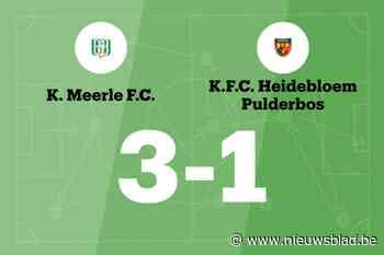 Lastige wedstrijd eindigt in winst voor Meerle tegen Pulderbos