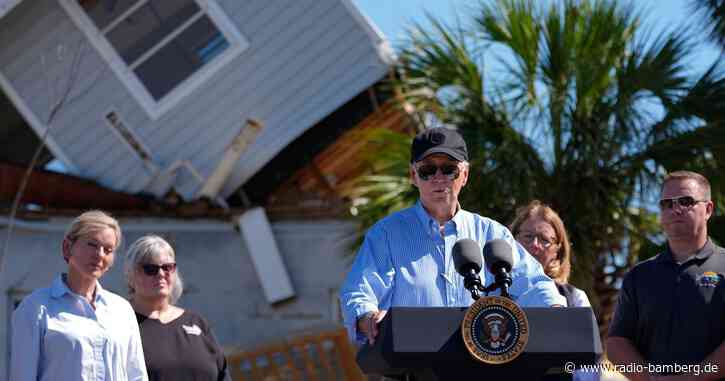 Biden macht sich Bild von Hurrikan-Schäden in Florida