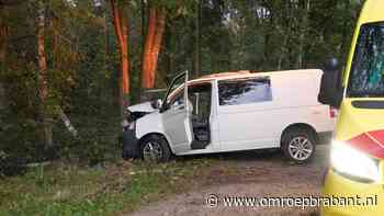 112-nieuws: busje met hond erin botst tegen boom •  scooterrijder gewond