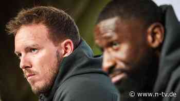 "Weil sie gut sind": Nagelsmann kündigt vier Wechsel an - und nennt Namen