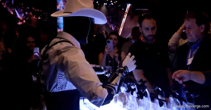 The Optimus robots at Tesla’s Cybercab event were humans in disguise