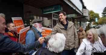 David Eby urges Green supporters to vote NDP to help keep Conservatives from office