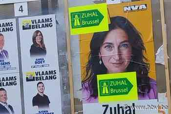Wegwijzers op affiches sturen Zuhal terug naar Brussel