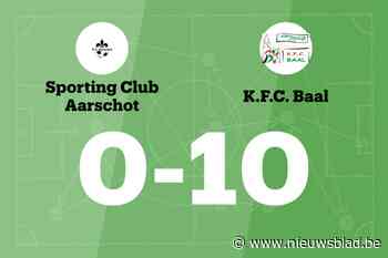 Zege voor Baal uit tegen SC Aarschot B