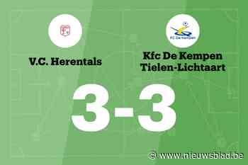 FC De Kempen B sleept gelijkspel uit de brand in de uitwedstrijd tegen VC Herentals