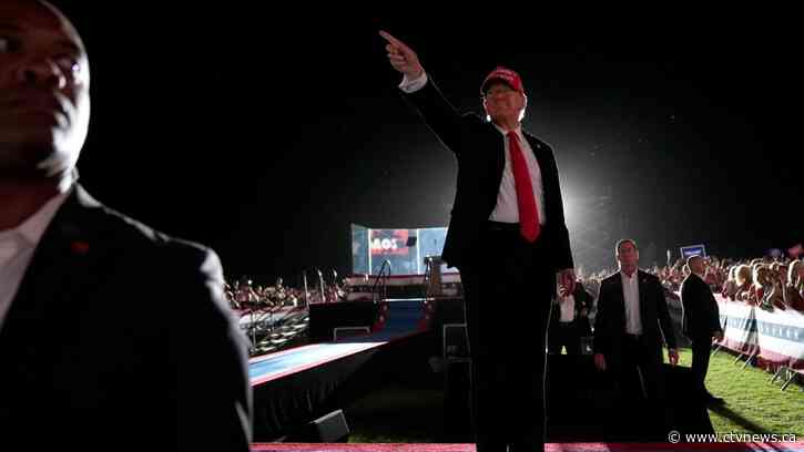 Man with loaded gun arrested at checkpoint near Donald Trump's weekend rally in Southern California