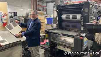 Here's how ballots are being printed for Saskatchewan's upcoming provincial election