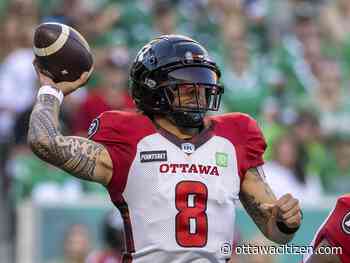 MONTREAL MISSION: Ottawa Redblacks, Masoli looking to get back on track against Als