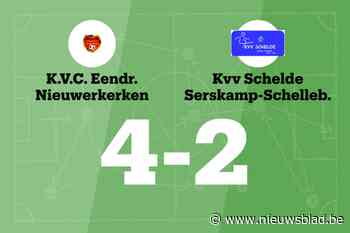 Eendracht Nieuwerkerken verslaat KVV Schelde B