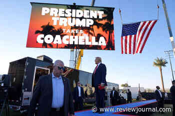 Las Vegas man found with guns outside a rally for Trump in California