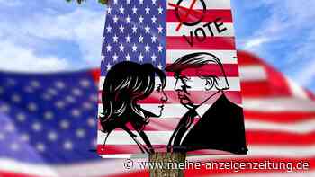 Umfrage zur US-Wahl 2024: Trump verringert Abstand zu Harris