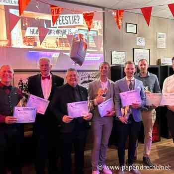 Excelsior huldigt 7 leden voor in totaal 230 jaar lidmaatschap