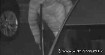 Police appeal after man seen entering vehicles in Ellesmere Port