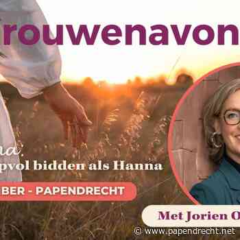 Vrouwenavond van Vrouwen van Hoop met Jorien Ouweneel