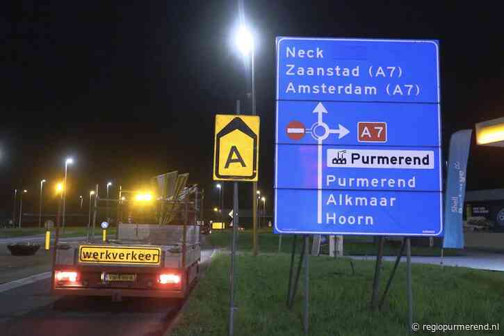 Versterking van brug in A7 bij Purmerend bijna voltooid: laatste tijdelijke afsluitingen