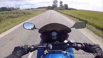 Video: motorrijder onderweg naar de opticien
