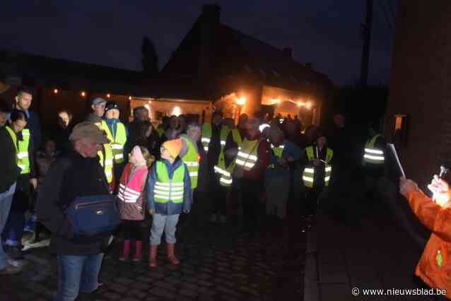 70 wandelaars trotseren het donker tijdens duistere wandeling Natuurpunt
