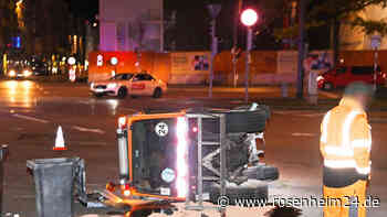 Mann (29) klaut in München Traktor von Stadtreinigung und flüchtet vor Polizei