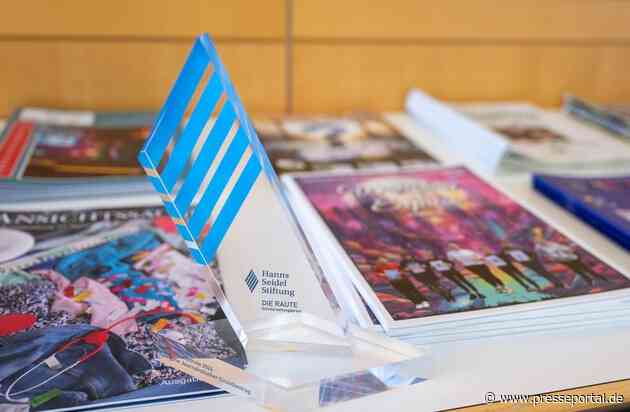 16 Schülerzeitungen im Rampenlicht / Hanns-Seidel-Stiftung verleiht "Die Raute" an Nachwuchsjournalisten / Markus Ferber: "Journalismus hat eine hohe Verantwortung in einer Demokratie."