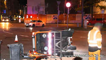 Mann (29) klaut in München Traktor von Stadtreinigung und flüchtet vor Polizei