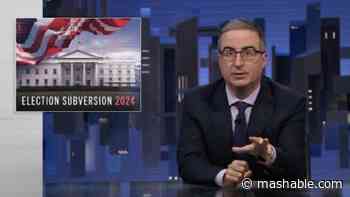 John Oliver shuts down election interference conspiracies