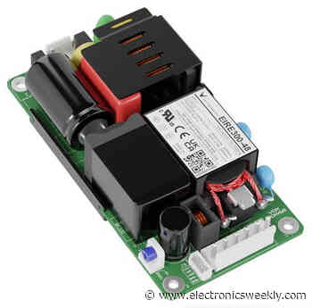 Medical-rated 300W ac-dc PSU measures 1x2x4inch