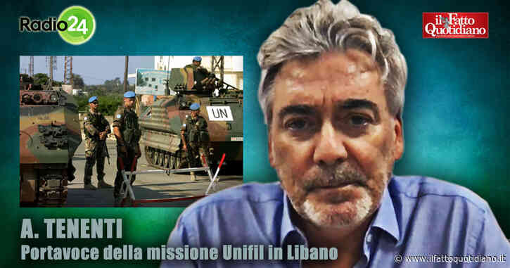 Unifil, il portavoce Tenenti: “Non abbiamo alcuna intenzione di ritirarci. Non esiste una soluzione militare al conflitto ma solo diplomatica”