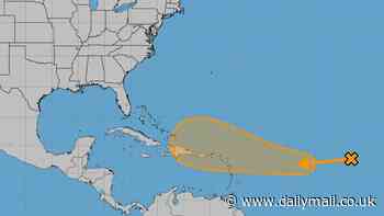 Tropical storm Nadine has a 50% chance of becoming a hurricane that could hit Florida, experts warn