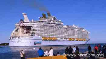 WATCH: Harmony of the Seas battles intense waves during Hurricane Milton
