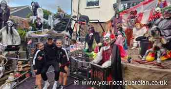 The epic Croydon home turned Halloween house with clowns and 12-foot spider