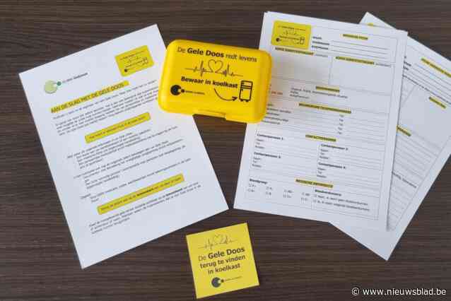 OCMW Glabbeek is gestart met verdeling van de gele dozen