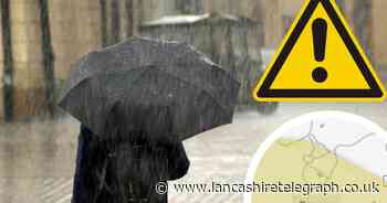 Weather warning issued as 18 hours of rain expected to hit East Lancs
