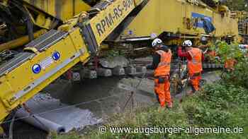 Auf der Ammerseebahn wird das Gleisbett erneuert