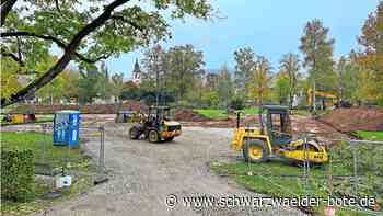 Im Stadtpark Kleb: Nagolds neue Mega-Baustelle ist gestartet